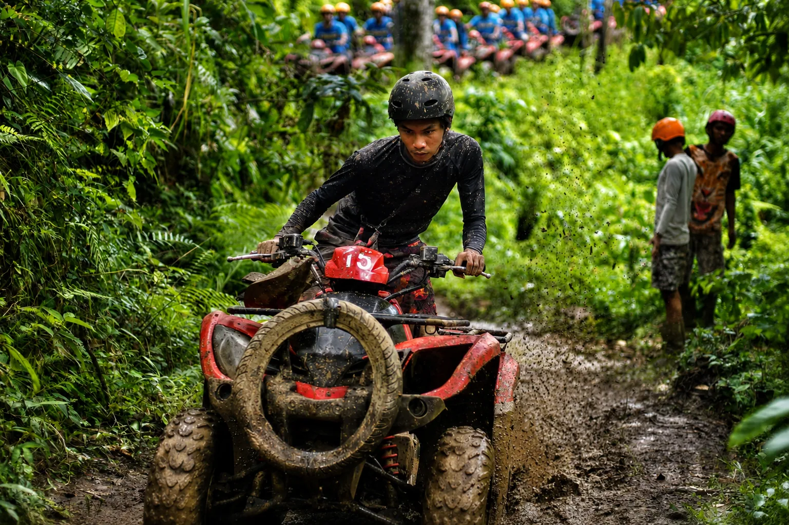 Off-road quad tour in Bali