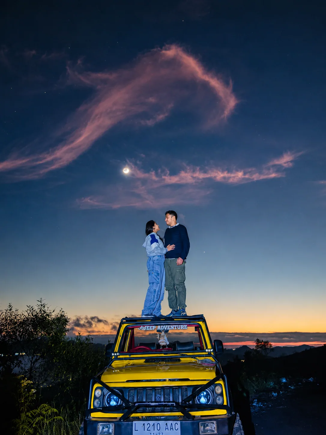 Jeep zum Sonnenaufgang am Mount Batur