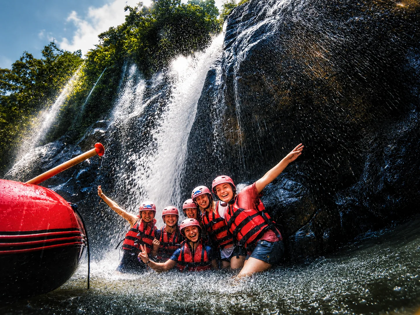 Rafting auf dem Ayung-Fluss in Ubud
