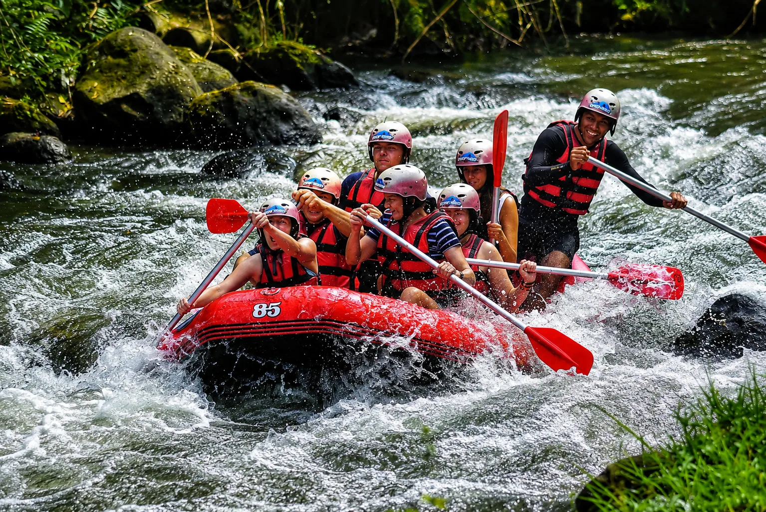 Rafting auf dem Ayung-Fluss in Ubud