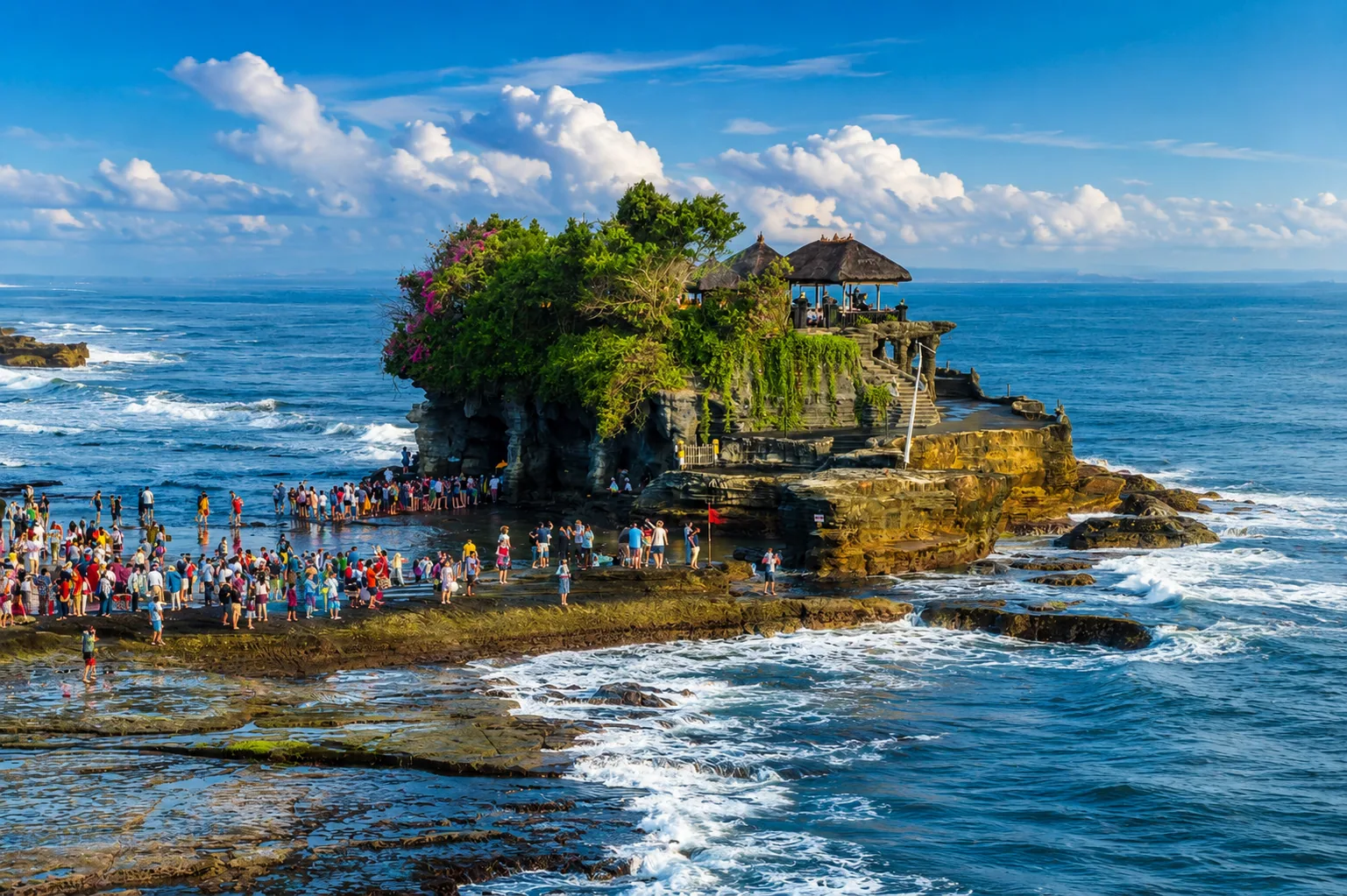 Sunset at Tanah Lot Temple